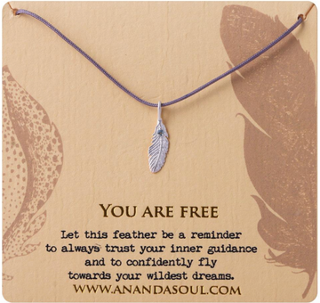 You are Free necklace by Ananda Soul - Bali Malas