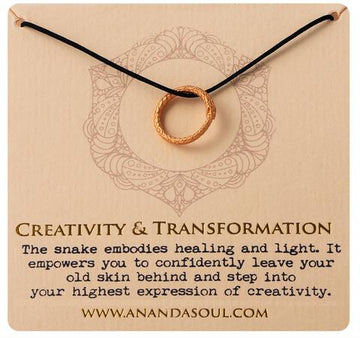 Creativity and Transformation necklace by Ananda Soul - Bali Malas